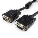 Кабель VGA Premium Cablexpert CC-PPVGA-15M-B, 15M/15M, 15м, черный, тройной экран, феррит.кольца, пакет, фото5