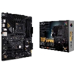 Материнская плата ASUS TUF GAMING B550-PLUS, AM4, AMD B550, 4xDDR4, 6xSATA, 2xM.2, 1xPCIe 4.0 x16, 1xPCIe 3.0 x16, 3xPCIe x1, 1xHDMI, 1xDP, 1x 2.5Gb LAN, 4xUSB-A 3.2 Gen 1, 1xUSB-A 3.2 Gen 2, 2xUSB-A 2.0, 1xUSB-C 3.2 Gen 2, 5x3.5 мм, 7.1, ATX, фото 1