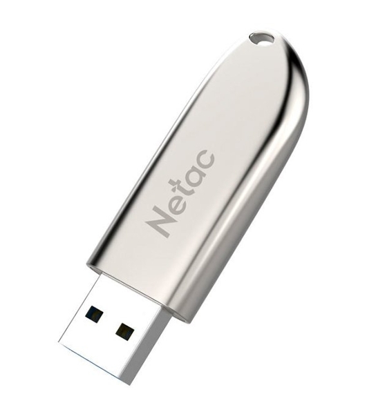 Флешка USB Netac U352 (NT03U352N-064G-20PN), 64Gb, USB 2.0, R/W 50/15, серебристый