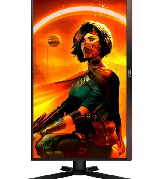 Монитор 24.5' AOC Gaming 25G3ZM VA 1920x1080, 240 Гц, 1 мс, 16:9, 300 кд/м2, 2xHDMI, 1xDP, черный/красный