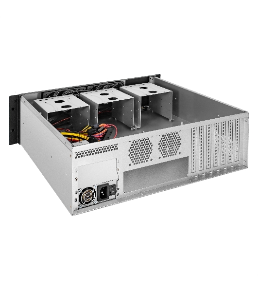 Серверный корпус ExeGate Pro 3U450-12 (RM 19', высота 3U, глубина 450, БП 1U-400ADS, 2*USB)
