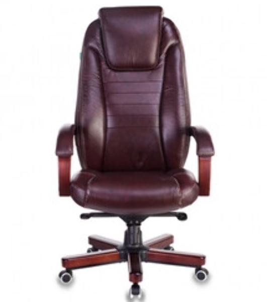 Кресло Бюрократ T-9923WALNUT Leather Eichel светло-коричневый, кожа