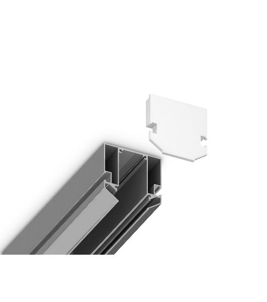 Заглушка для корпуса в натяжной потолок Magnetic 220V GL1063 WH белый 61*61*9 (2шт)