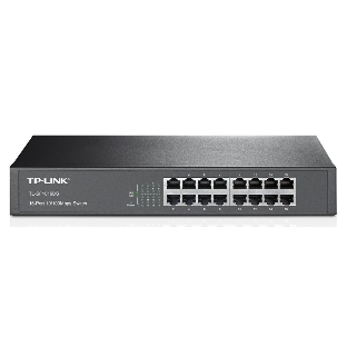 Коммутатор сетевой неуправляемый TP-Link SMB TL-SF1016DS 16 ports 10/100 Мбит/с