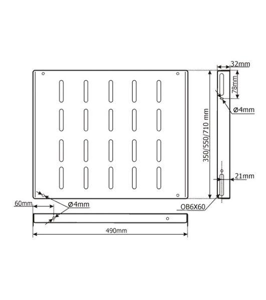 Полка стационарная Lanmaster TWT-RACK2-S4-6/80 нагр.:80кг. 19' 350мм серый (упак.:1шт)
