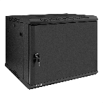 Шкаф телекоммуникационный 19' настенный 9U ExeGate EC-WM-9U.450.M.BLACK (19', 9U, 600x450x500 мм (ШхГхВ), передняя дверь металл, съемные боковые панели, пыле- и влагозащита IP23, черный RAL 9004), фото14