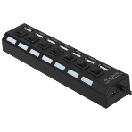 USB-концентратор Gembird UHB-U2P7-02, USB 2.0, USB 7 портов, USB/Адаптер: 5 В / 2 A, фото10