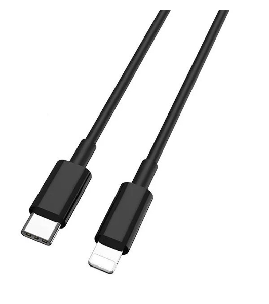 Кабель Buro PD18W USB Type-C (m)-Lightning (m) 1м черный