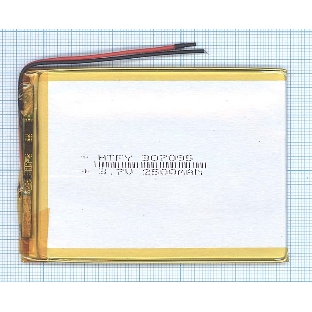 Аккумулятор Li-Pol (батарея) 3x70x95 мм 2pin 3.7V/2500mAh
