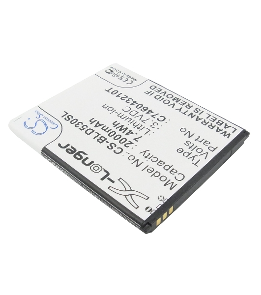 Аккумулятор CameronSino CS-BLD530SL для Explay Fresh 3.7V, 2000 mAh, 7.40Wh