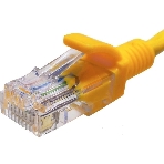 Патч-корд Suprlan 10-0164 UTP RJ-45 вил.-вилка RJ-45 cat.5e 3м желтый LSZH 24AWG, фото2