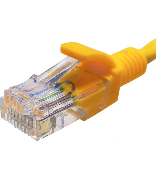 Патч-корд Suprlan 10-0164 UTP RJ-45 вил.-вилка RJ-45 cat.5e 3м желтый LSZH 24AWG