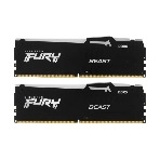Оперативная память Kingston Fury Beast, DDR5, 32Gb (2x16Gb), 6000MHz, CL36, DIMM, с радиаторами, RGB, черный, фото5