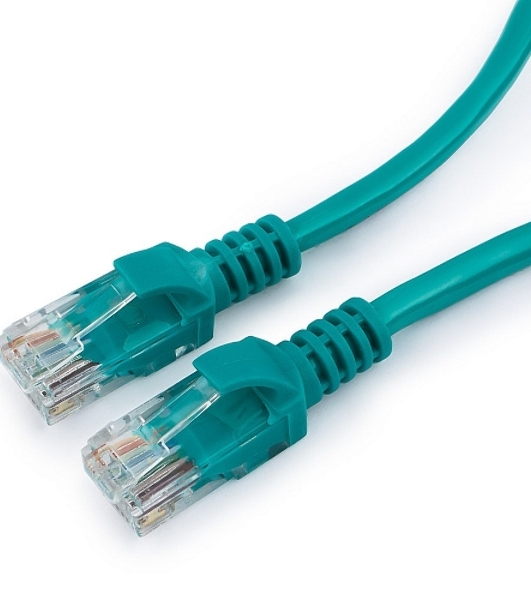 Патч-корд UTP Cablexpert cat.5e, 1м, литой, многожильный, зеленый