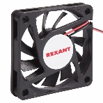 Вентилятор для корпуса Rexant RX 6010MS 12VDC черный, 60 мм, 4000 об/мин, 32 дБ, 2 pin, фото 1