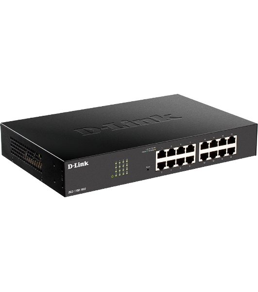 Коммутатор D-Link DGS-1100-16V2/A2A, 16×1 Гбит/с, настраиваемый