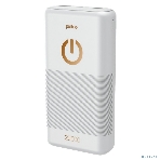 Портативный аккумулятор Perfeo 20000 mAh + Micro usb/In Micro usb/Out USB 1 А, 2.1A/белый (PF_B4299), фото 1