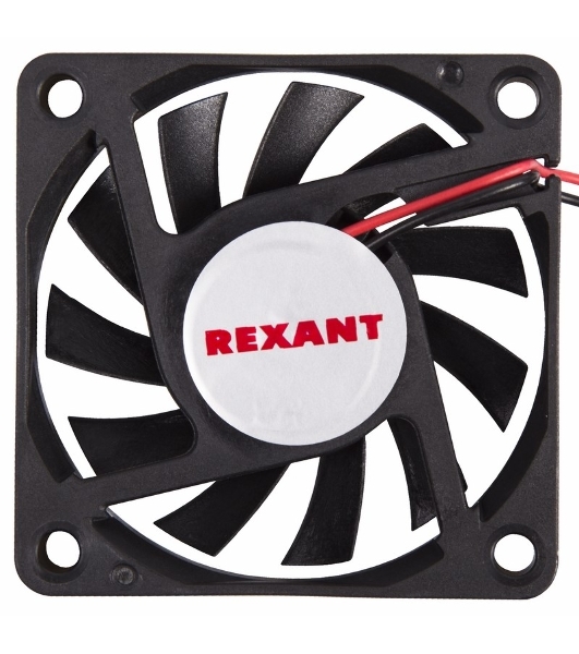 Вентилятор для корпуса Rexant RX 6010MS 12VDC черный, 60 мм, 4000 об/мин, 32 дБ, 2 pin