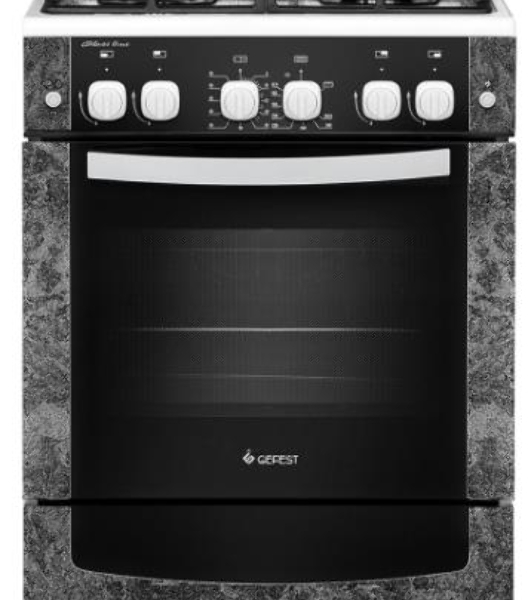 Плита газовая Gefest ПГ 6500-02 0313 черный, конфорок 4 шт, духовка 52 л, 60 см x 85 см x 60 см