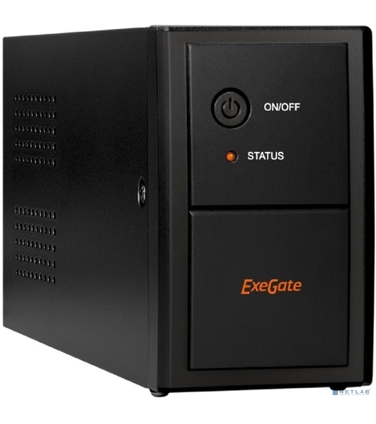 Источник бесперебойного питания ExeGate SpecialPro UNB-800.LED.AVR.EURO 800VA/480W, LED, AVR, 2 евророзетки, черный