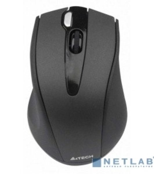 Мышь беспроводная A4Tech G9-500F черный, 1200 dpi, радиоканал, USB, кнопки - 4