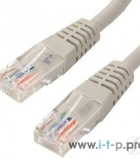 Патчкорд литой 'Telecom' UTP кат.5e 50,0м серый