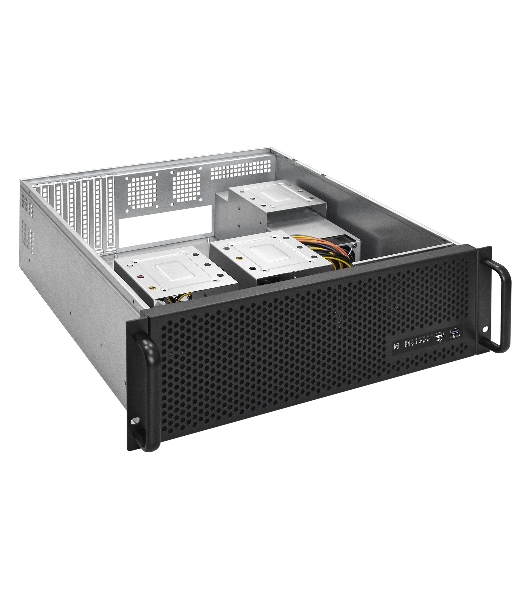 Серверный корпус ExeGate Pro EX293899RUS 3U450-09 (RM 19', высота 3U, глубина 450, БП 2U-400ADS, USB)