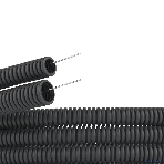 Труба гофрированная ДКС 71732 ПНД d32 мм с протяж. черный (уп. 25 м), фото4