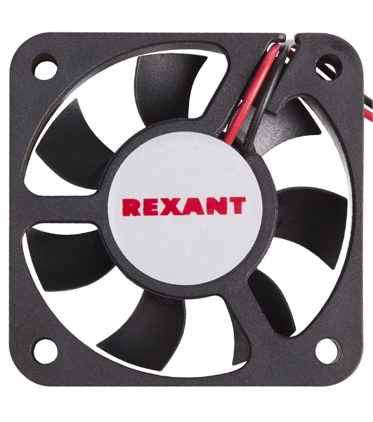 Вентилятор для корпуса Rexant RX 5010MS 12VDC черный, 50 мм, 4300 об/мин, 24 дБ, 2 pin