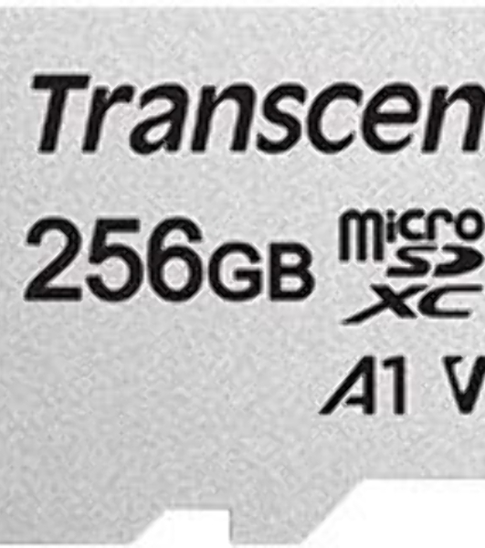 Флеш карта microSD 256Gb Transcend microSDXC Class 10 UHS-I U3, V30, A1, (SD адаптер), TLC