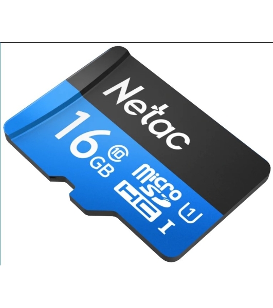 Флеш карта microSDHC 16Gb Netac P500 NT02P500STN-016G-R (с SD адаптером) 80Mb/s