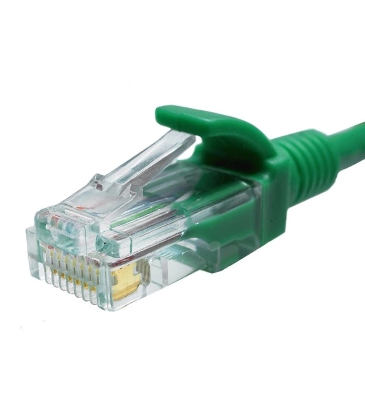 Патч-корд Suprlan 10-0157 UTP RJ-45 вил.-вилка RJ-45 cat.5e 1м зеленый LSZH 24AWG