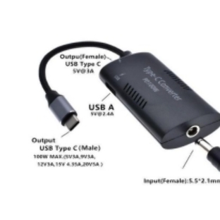 Преобразователь питания со штекера 7.4x5.0 (7.4 Pin) на Type-C