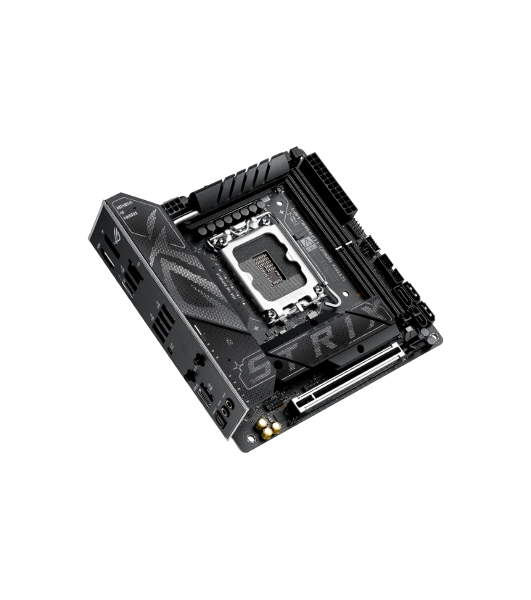 Материнская плата ASUS ROG STRIX B860-I GAMING WIFI, LGA1851, Intel B860, 2xDDR5, 4xSATA, 2xM.2, 1xPCIe 5.0 x16, 1xDP, 1xHDMI, 1xThunderbolt 4, 1x2.5Gb LAN, Wi-Fi 7, 2xUSB 2.0, 3xUSB 3.2 Gen 1, 1xUSB 3.2 Gen 2, 1xUSB 3.2 Gen 2x2, 1xUSB-C, 1xS/PDIF, 2x3.5 мм, 7.1, Mini-ITX