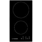 Электрическая варочная панель Kuppersberg ECO 302/домино, ширина 30 см, 2 зоны ускоренного нагрева HI-Light, 1 зона с двойным расширением, сенсорное управление, 3 цифровых дисплея, 9 уровней мощности, таймер, автоматика закипания, автоотключение, защита от детей, индикаторы остаточного тепла, Stop & Go, черный/прямой край, фото6