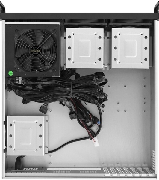 Серверный корпус ExeGate EX293908RUS Pro 3U450-09 (RM 19', высота 3U, глубина 450, БП 600RADS, USB)