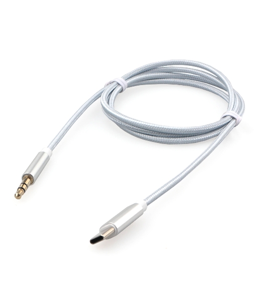 Кабель-переходник USB Cablexpert CCAB-CM35M-1M-W, Type-C/Jack3.5, Mobile, 1м, белый, коробка