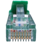 Патч-корд Suprlan 10-0157 UTP RJ-45 вил.-вилка RJ-45 cat.5e 1м зеленый LSZH 24AWG, фото 1