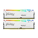 Оперативная память Kingston Fury Beast, DDR5, 32Gb (2x16Gb), 6000MHz, CL36, DIMM, с радиаторами, RGB, белый, фото9