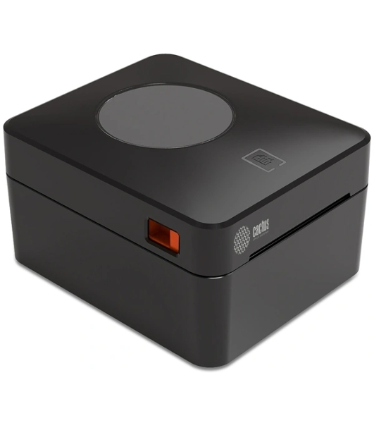 Термопринтер Cactus CS-TP-D410U 203dpi 160мм/с/USB для печ.этик. черный