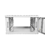 Шкаф настенный ЦМО ШРН-12.650 12U 600x650мм пер.дв.стекл несъемные бок.пан. 50кг серый, фото13