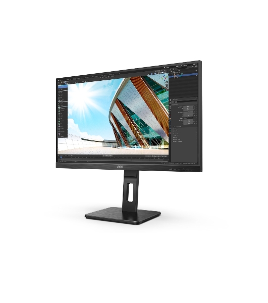 Монитор 27' AOC 27P2Q IPS 1920x1080, 75 Гц, 4 мс, 16:9, 250 кд/м2, 1хDVI, 1хDP, 1xHDMI, 1xVGA, 1x3.5 мм, черный