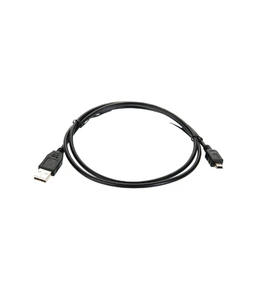 Кабель USB 2.0 A-->mini-B 5P (1м) черный TELECOM/VCOM TC6911BK-1.0M