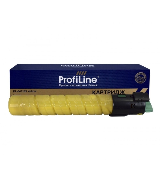 Картридж ProfiLine PL-841199 (MPC2550E) для принтеров Ricoh Aficio MPC2030/MPC2050/MPC2530/MPC2550 Yellow 5500 копий