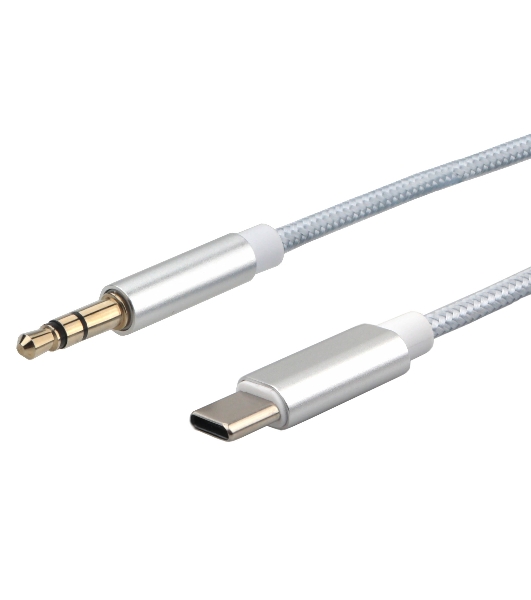 Кабель-переходник USB Cablexpert CCAB-CM35M-1M-W, Type-C/Jack3.5, Mobile, 1м, белый, коробка