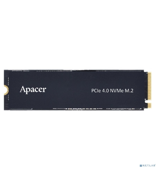 Накопитель SSD Apacer AS2280Q4X, 512Gb, M.2 2280, PCIe 4.0 x4, NVMe, R/W 4500/2500, с радиатором