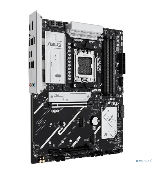 Материнская плата ASUS PRIME B850-PLUS, AM5, AMD B850, 4xDDR5, 4xSATA, 3xM.2, 1xPCIe 5.0 x16, 1xPCIe 4.0 x16, 1xDP, 1xHDMI, 1x2.5Gb LAN, 4xUSB-A 10Gbps, 1xUSB-C 10Gbps, 2xUSB-A 5Gbps, 2xUSB-A 2.0, 3x3.5 мм, 7.1, ATX