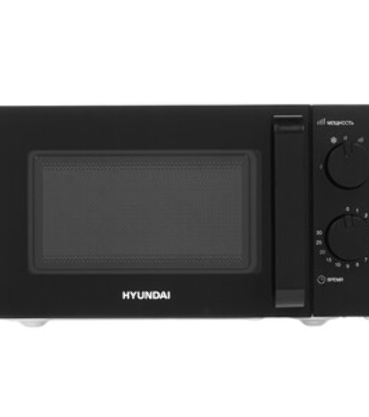 Микроволновая печь Hyundai HYM-M2039 черный, 20 л, 700 Вт, переключатели - поворотный механизм