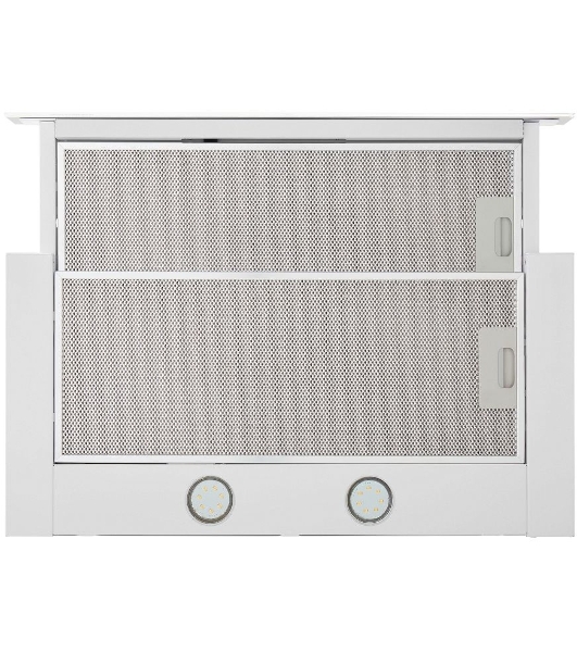 Вытяжка встраиваемая Maunfeld Ouse Touch Glass 60 белый, 60 см, 750 куб. м/ч, 48 дБ