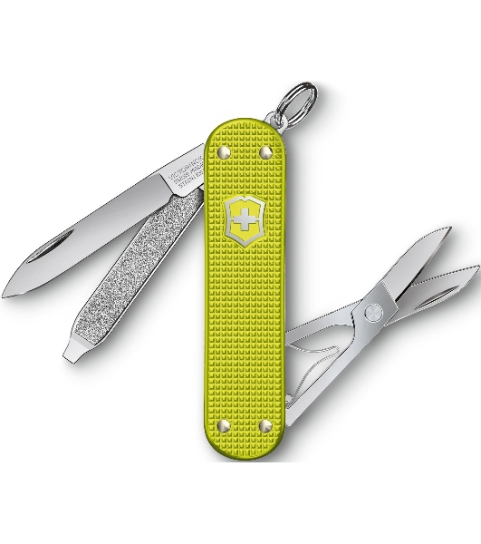 Нож перочинный Victorinox Alox Classic (0.6221.L23) 58мм 5 функций желтый подар.коробка